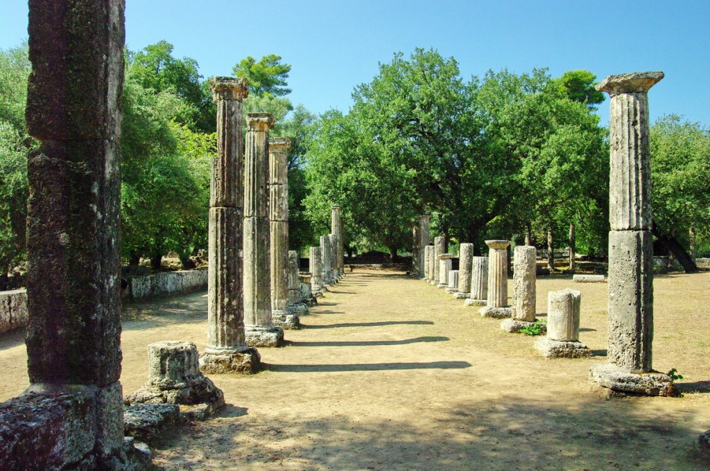 Olimpia Grecia Palaestra Clásica Grecia Islas Griegas