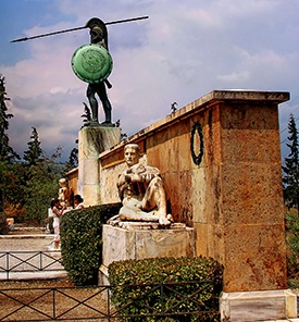 Thermopylae_Greece_Spartans_monument_of_Leonidas Classical Greece archeological tour