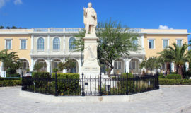 Zakynthos_Greece_Dionysios_Solomos_statue
